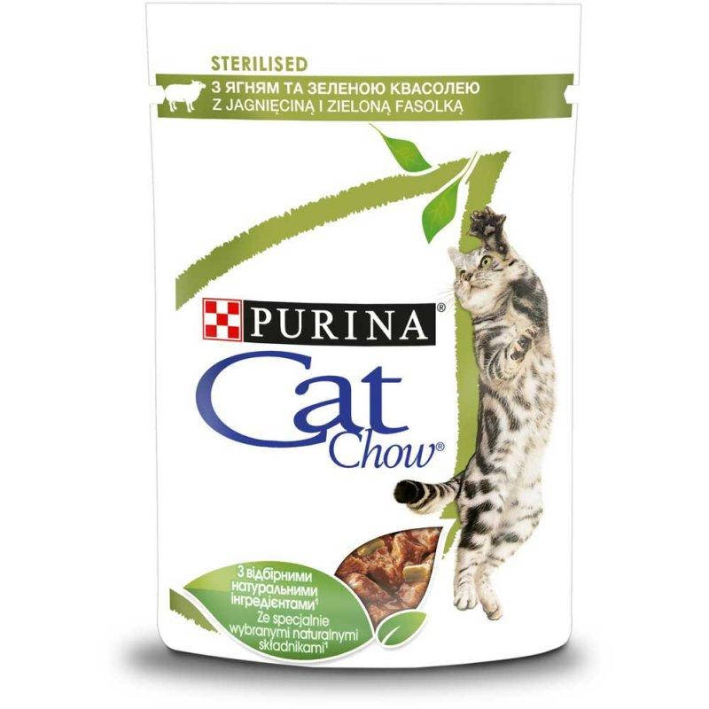 Cat Chow (Кэт Чау) Adult Sterilised с ягненком и зеленой фасолью в желе для стерилизованных кошек, 85гр
Cat Chow (Кэт Чау) Adult Sterilised с ягненком и зеленой фасолью в желе для стерилизованных кошек, 85гр