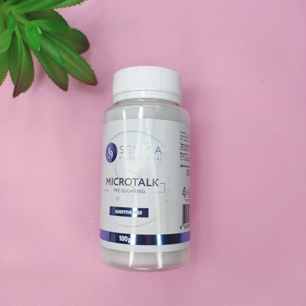 Serica Микро Тальк 100г для Депиляции и Шугаринга 
Serica Микро Тальк 100г для Депиляции и Шугаринга