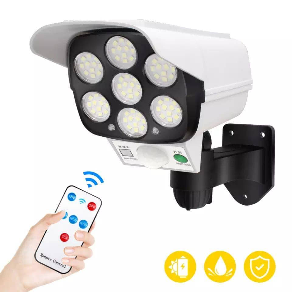 Уличный фонарь на солнечной панели с датчиком движения в виде камеры solar light BL JLP 2178
Уличный фонарь на солнечной панели с датчиком движения в виде камеры solar light BL JLP 2178