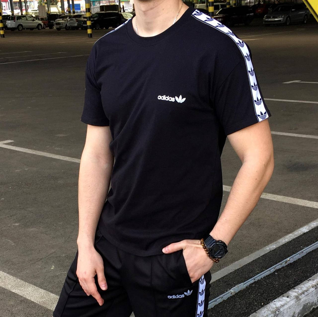 Мужская Футболка Adidas с Лампасами в Черном Цвете | Черная Футболка Adidas с Лампасом (Lampas ) на Лето XL
Мужская Футболка Adidas с Лампасами в Черном Цвете | Черная Футболка Adidas с Лампасом (Lampas ) на Лето XL