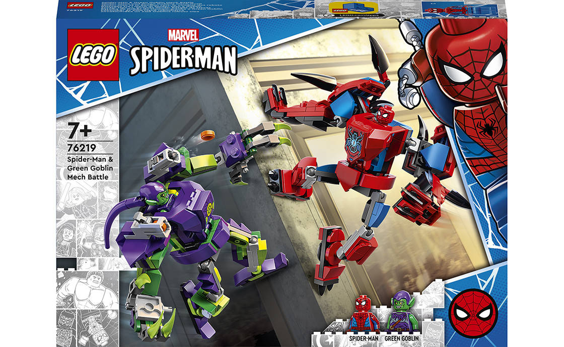 LEGO Super Heroes Marvel Битва роботов Человека-паука и Зелёного Гоблина (76219), Зелёный
LEGO Super Heroes Marvel Битва роботов Человека-паука и Зелёного Гоблина (76219), Зелёный