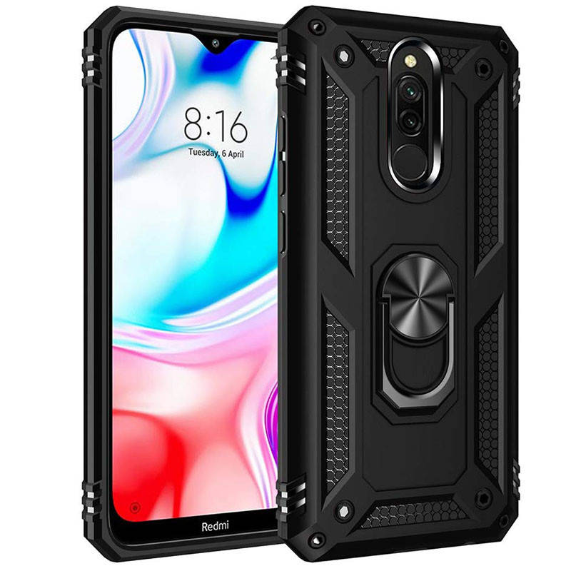 Противоударный чехол Serge Ring под магнитный держатель с кольцом для Xiaomi Redmi 8 / 8a Black, Черный
Противоударный чехол Serge Ring под магнитный держатель с кольцом для Xiaomi Redmi 8 / 8a Black, Черный