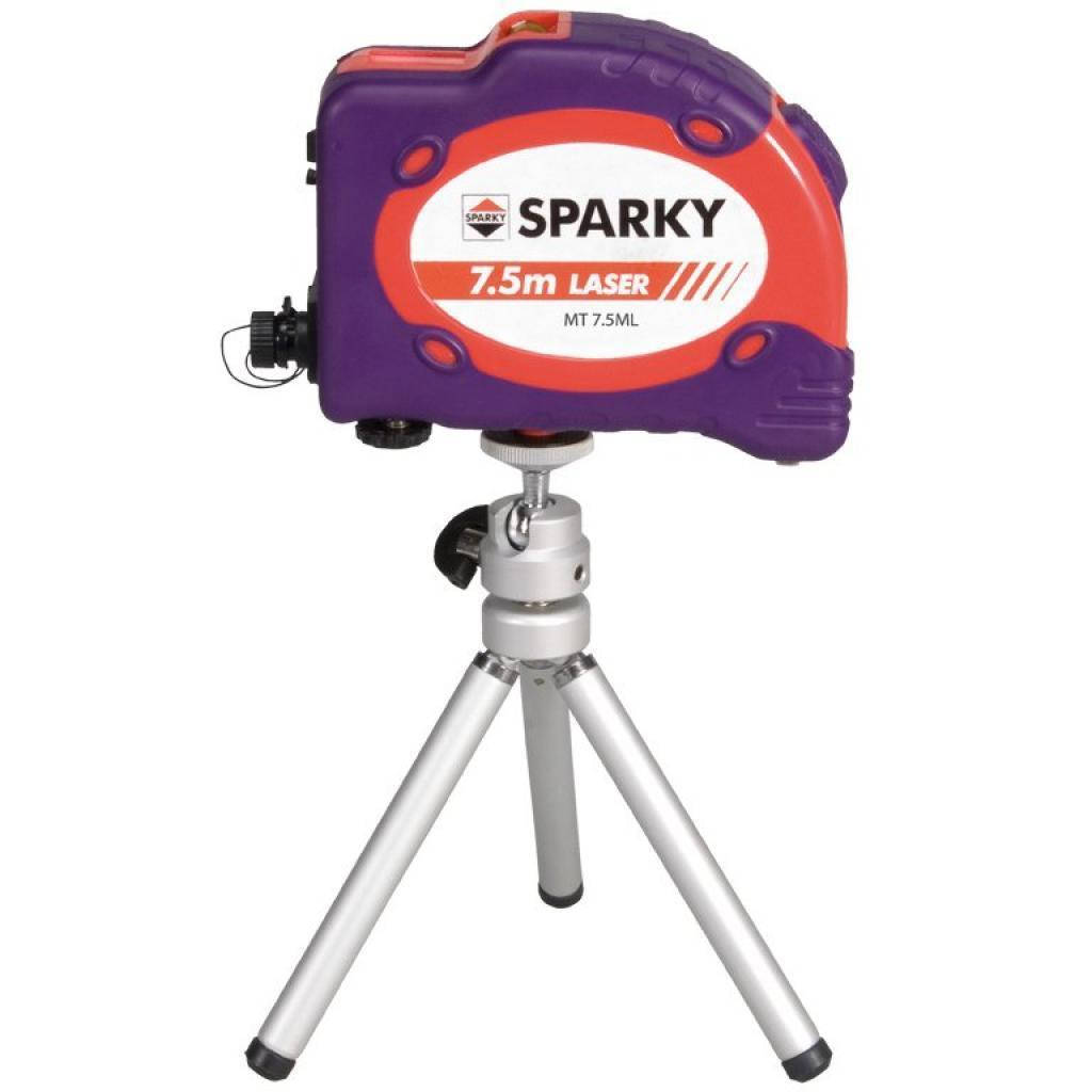 Лазерная рулетка с лазером (красный лазер) Sparky Professional 7.5 ML: 7.5м, нивелир 20009709900 Shopolife
Лазерная рулетка с лазером (красный лазер) Sparky Professional 7.5 ML: 7.5м, нивелир 20009709900 Shopolife