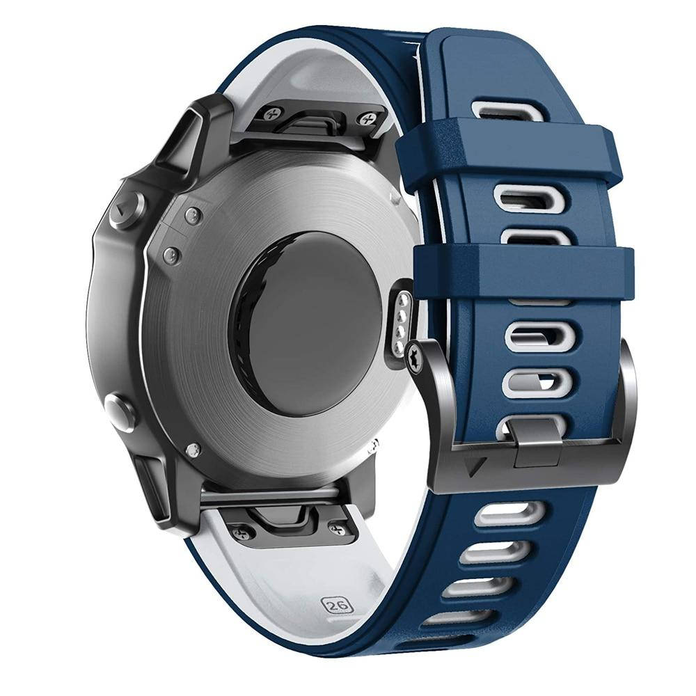 Ремешок для Garmin Fenix 7X / Enduro / 6X / 6X Pro / Tactix Delta/ 5X /5X Plus/3 HR /Quatix 3 /Quick Fit/26 мм Синий
Ремешок для Garmin Fenix 7X / Enduro / 6X / 6X Pro / Tactix Delta/ 5X /5X Plus/3 HR /Quatix 3 /Quick Fit/26 мм Синий