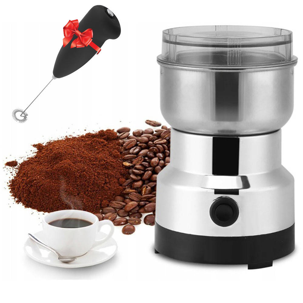 Кофемолка электрическая Nima NM8300 из нержавеющей стали, роторная + ПОДАРОК Капучинатор!
Кофемолка электрическая Nima NM8300 из нержавеющей стали, роторная + ПОДАРОК Капучинатор!