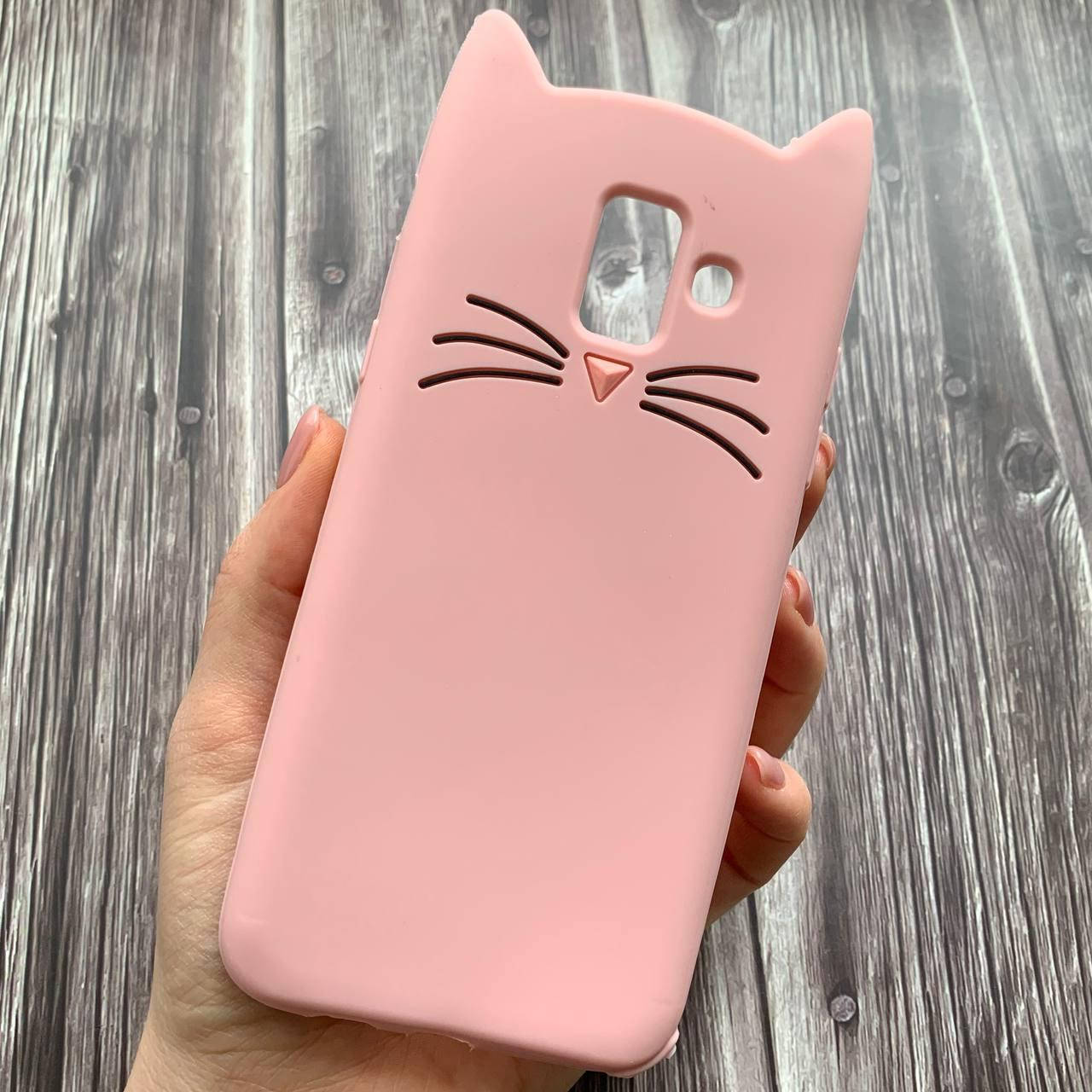 Чехол для Samsung Galaxy A6 2018 A600 с ушками котика 3D чехол на телефон самсунг а6 а600 пудровый SCC
Чехол для Samsung Galaxy A6 2018 A600 с ушками котика 3D чехол на телефон самсунг а6 а600 пудровый SCC
