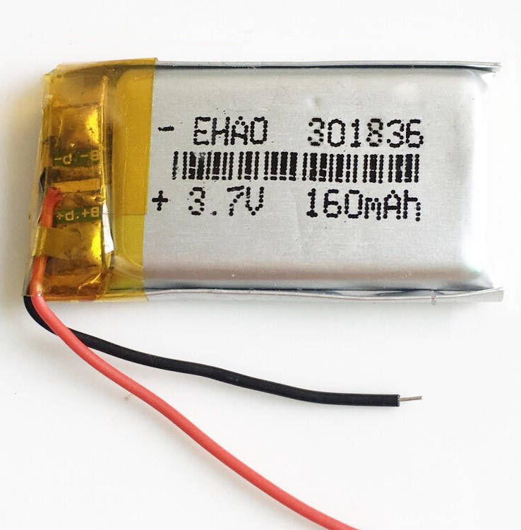 Батарея 160mAh 3.7V 301836 Литий-Полимер Аккумулятор для MP3 Плеера GPS Видеорегистратора
Батарея 160mAh 3.7V 301836 Литий-Полимер Аккумулятор для MP3 Плеера GPS Видеорегистратора