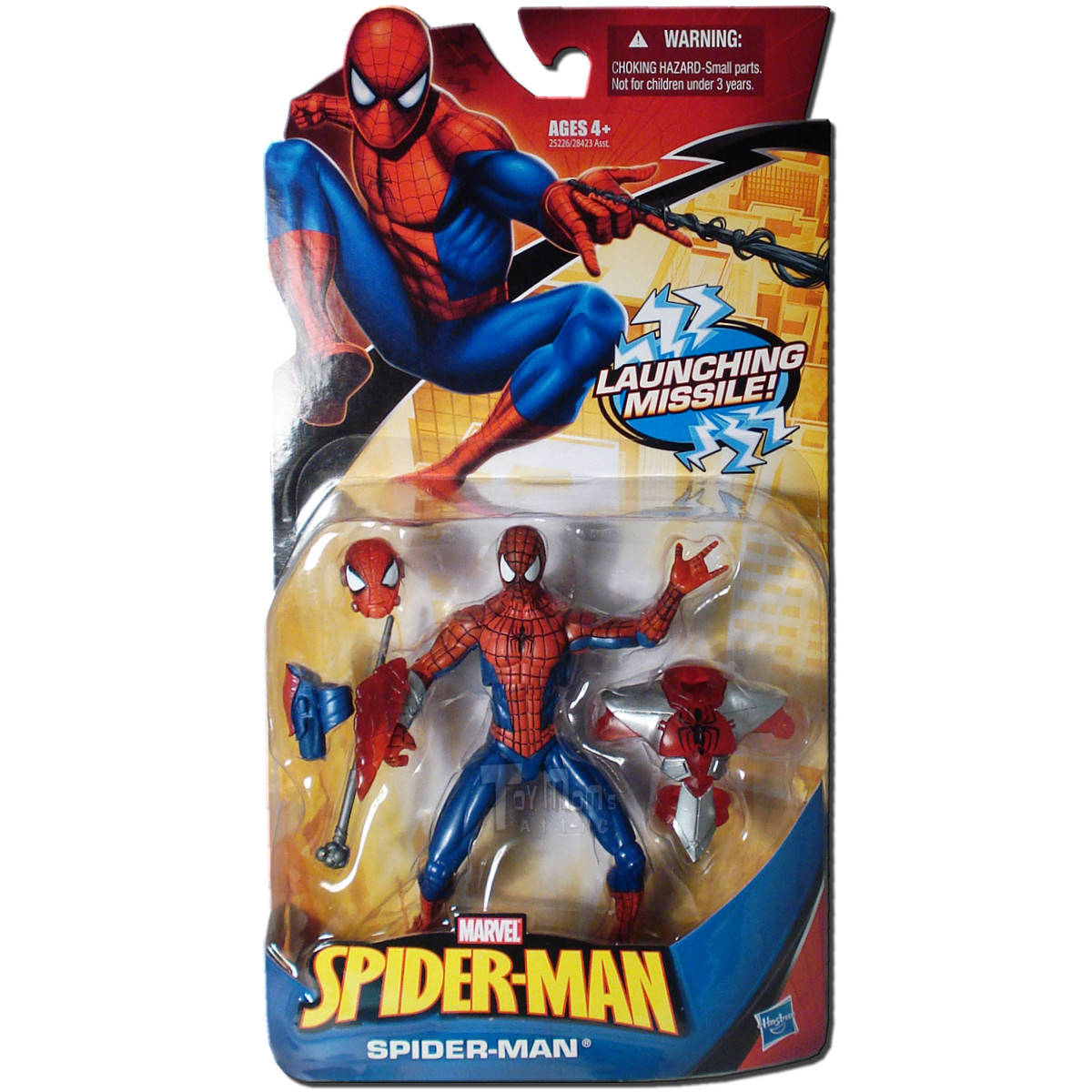 Фигурка Hasbro Человек-Паук 12см, cо съемным костюмом и маской - Spider-man, Launching Missile
Фигурка Hasbro Человек-Паук 12см, cо съемным костюмом и маской - Spider-man, Launching Missile