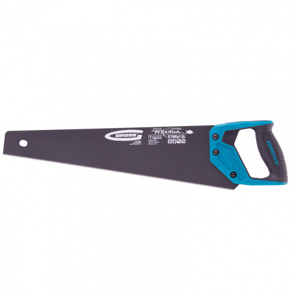 Ножовка по дереву Piranha 450 мм, 11-12 TPI, Gross 24106
Ножовка по дереву Piranha 450 мм, 11-12 TPI, Gross 24106