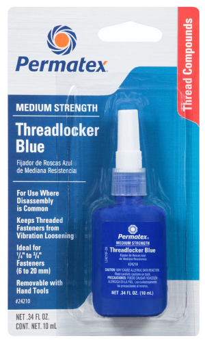 Анаэробный клей синий. средняя фиксация Permatex® Medium Strength Threadlocker BLUE (10 мл)
Анаэробный клей синий. средняя фиксация Permatex® Medium Strength Threadlocker BLUE (10 мл)