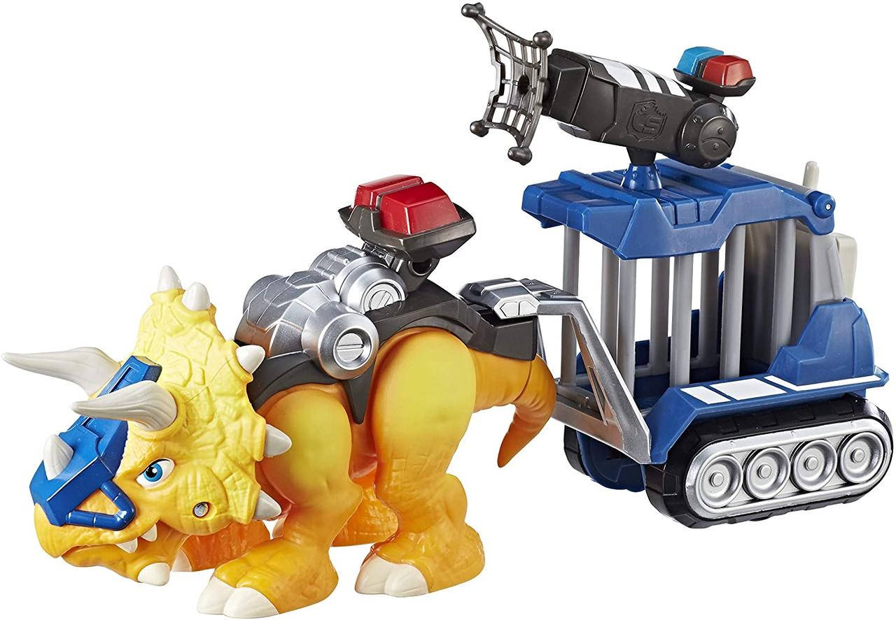 Интерактивный динозавр Трицератопс Офицерский отряд Chomp Squad Playskool Officer Lockup Triceratops Dinosaur
Интерактивный динозавр Трицератопс Офицерский отряд Chomp Squad Playskool Officer Lockup Triceratops Dinosaur