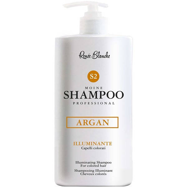 Профессиональный шампунь Rene'e Blanche Moine S2 S2 Argan Illuminante, для окрашенных волос - 1л, Италия
Профессиональный шампунь Rene'e Blanche Moine S2 S2 Argan Illuminante, для окрашенных волос - 1л, Италия