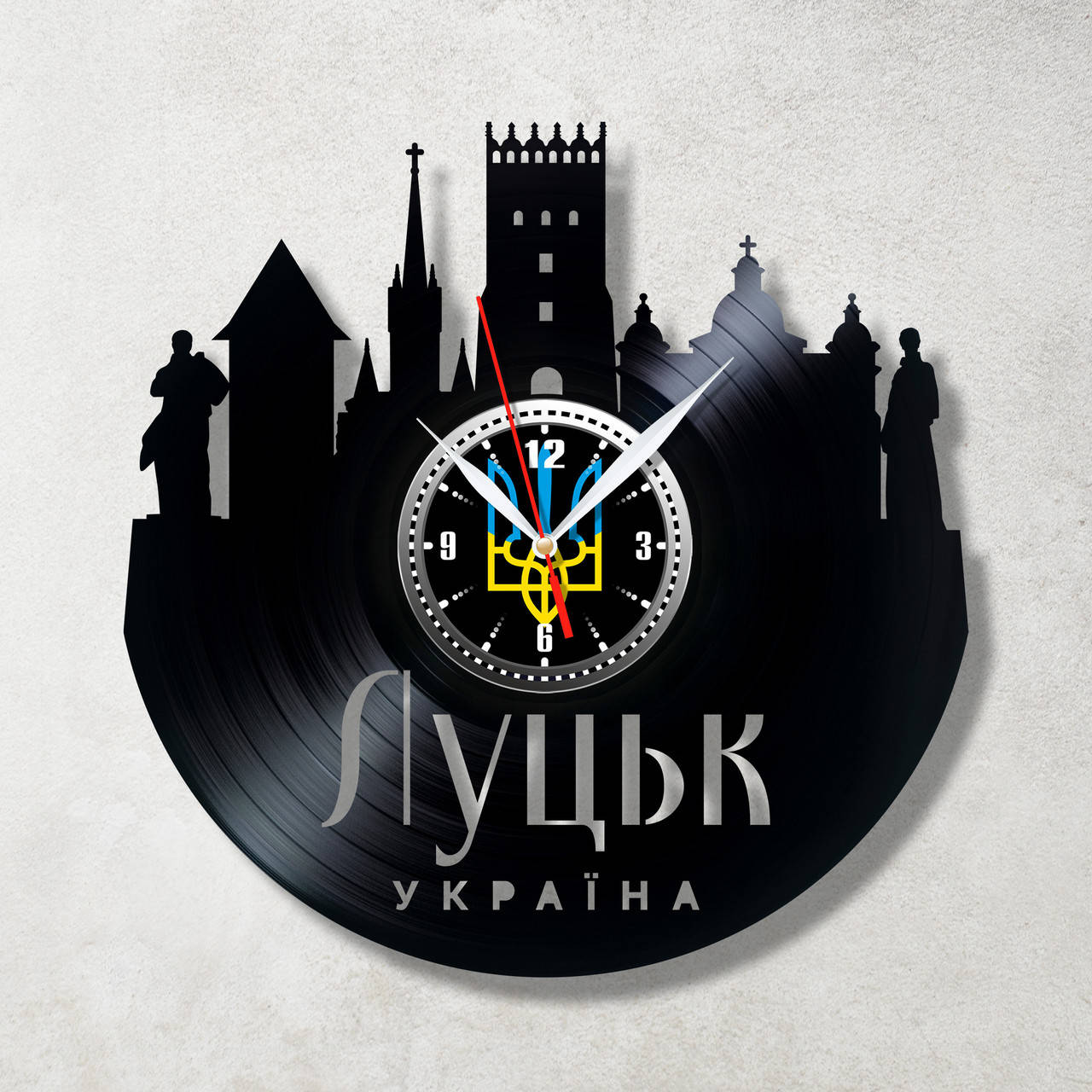 Город Луцк часы Часы на стену Виниловые часы Города Украины Украинский сувенир Часы настенные
Город Луцк часы Часы на стену Виниловые часы Города Украины Украинский сувенир Часы настенные