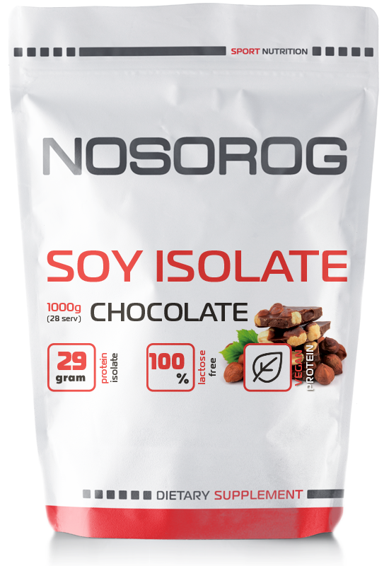 Веганский протеин Nosorog Nutrition Soy Isolate Protein 1kg
Веганский протеин Nosorog Nutrition Soy Isolate Protein 1kg