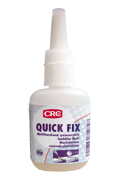 Универсальный моментальный клей CRC Industries Quick Fix 20мл
Универсальный моментальный клей CRC Industries Quick Fix 20мл