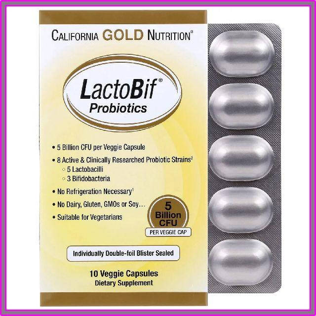 Пробиотики комплекс LactoBif, 5 миллиардов КОЕ, California Gold Nutrition,10 растительных капсул
Пробиотики комплекс LactoBif, 5 миллиардов КОЕ, California Gold Nutrition,10 растительных капсул