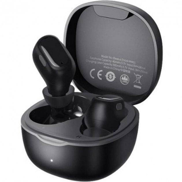 Беспроводные наушники Baseus Encok True Wireless Earphones WM01 Black (NGWM01-01), Черный
Беспроводные наушники Baseus Encok True Wireless Earphones WM01 Black (NGWM01-01), Черный