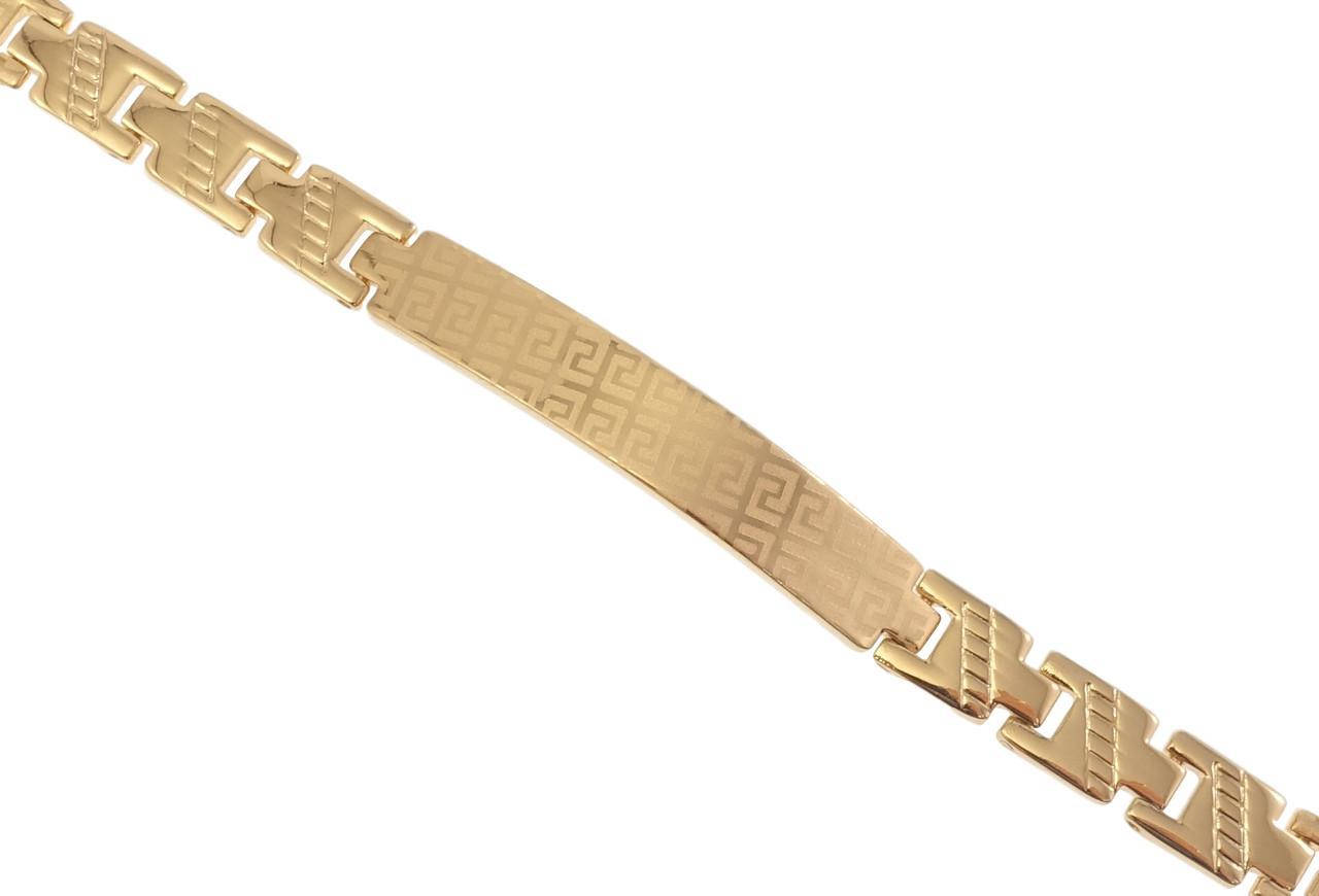 Браслет Xuping Позолота 18K "Литые Звенья и Выгнутая Пластина с Греческим Орнаментом" размер 19 см х 7 мм
Браслет Xuping Позолота 18K "Литые Звенья и Выгнутая Пластина с Греческим Орнаментом" размер 19 см х 7 мм