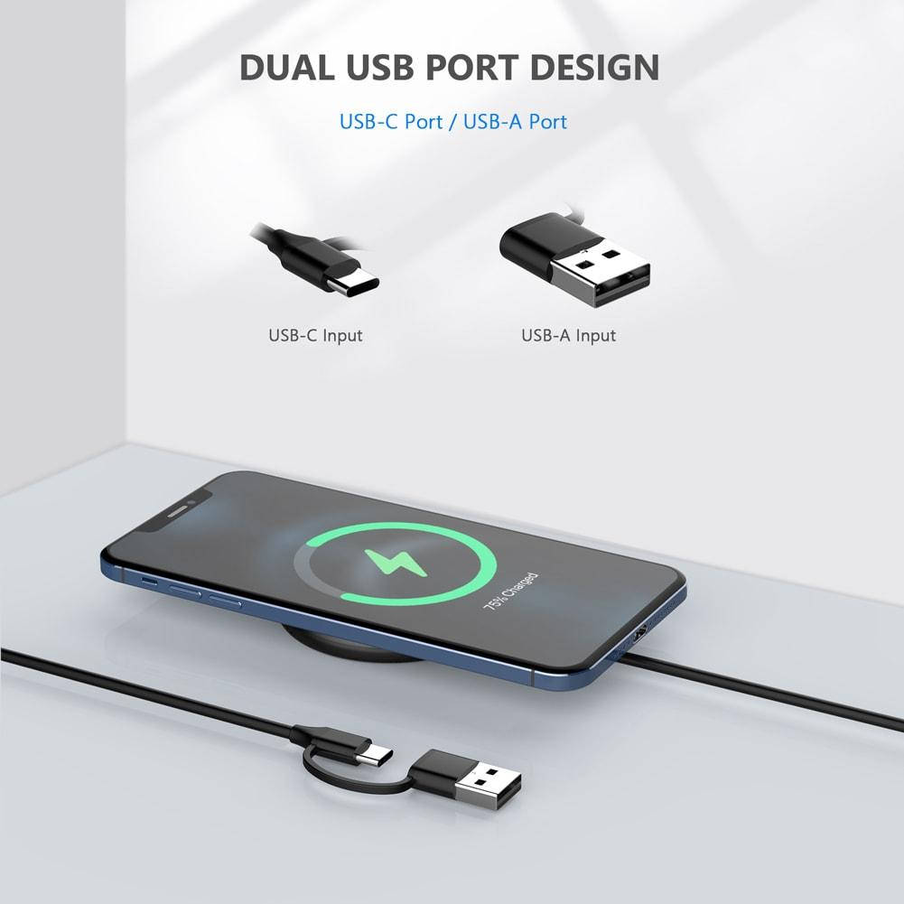 Беспроводное зарядное устройство Mag-Safe Yootech KA011 для apple Iphone 12 - 13, Черный
Беспроводное зарядное устройство Mag-Safe Yootech KA011 для apple Iphone 12 - 13, Черный