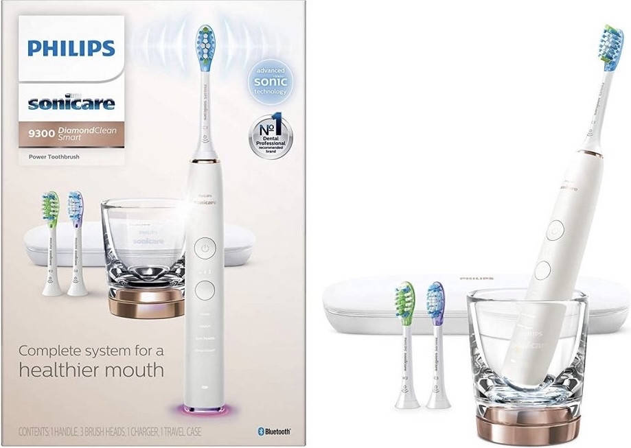 Электрическая звуковая зубная щетка PHILIPS Sonicare DiamondClean Smart 9300 HX9903/61 Rose Gold
Электрическая звуковая зубная щетка PHILIPS Sonicare DiamondClean Smart 9300 HX9903/61 Rose Gold
