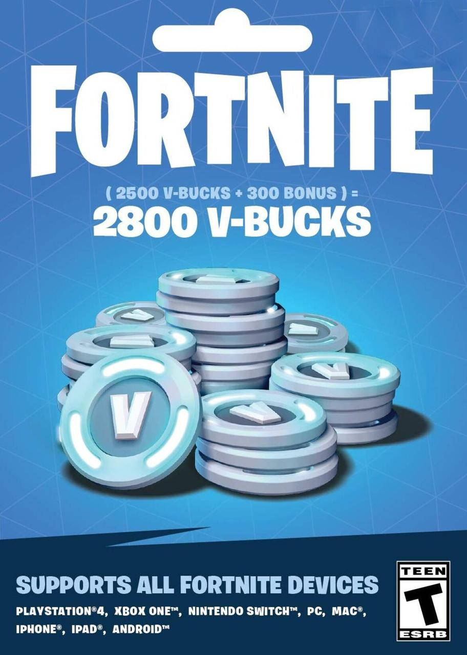 Подарочная карта Fortnite - 2800 V-Bucks card (для всех платформ 2,500 (+300 Bonus) В-баксы/Вабаксы/ВА-баксы)
Подарочная карта Fortnite - 2800 V-Bucks card (для всех платформ 2,500 (+300 Bonus) В-баксы/Вабаксы/ВА-баксы)