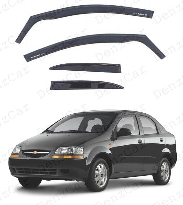 Ветровики CHEVROLET Aveo Т200 2003-2008 (вставные)\Дефлекторы окон Шевроле Авео Т200 седан
Ветровики CHEVROLET Aveo Т200 2003-2008 (вставные)\Дефлекторы окон Шевроле Авео Т200 седан