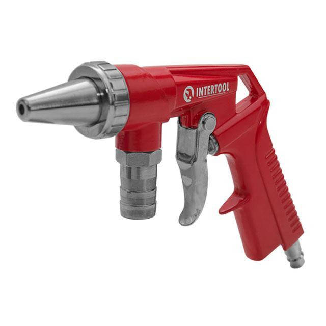 Пистолет пескоструйный пневматический со шлангом Intertool PT-0706 
Пистолет пескоструйный пневматический со шлангом Intertool PT-0706