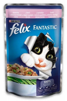 Влажный корм Felix (Феликс) Fantasti для котов с форелью и горошком в желе, 85грх26 шт.
Влажный корм Felix (Феликс) Fantasti для котов с форелью и горошком в желе, 85грх26 шт.