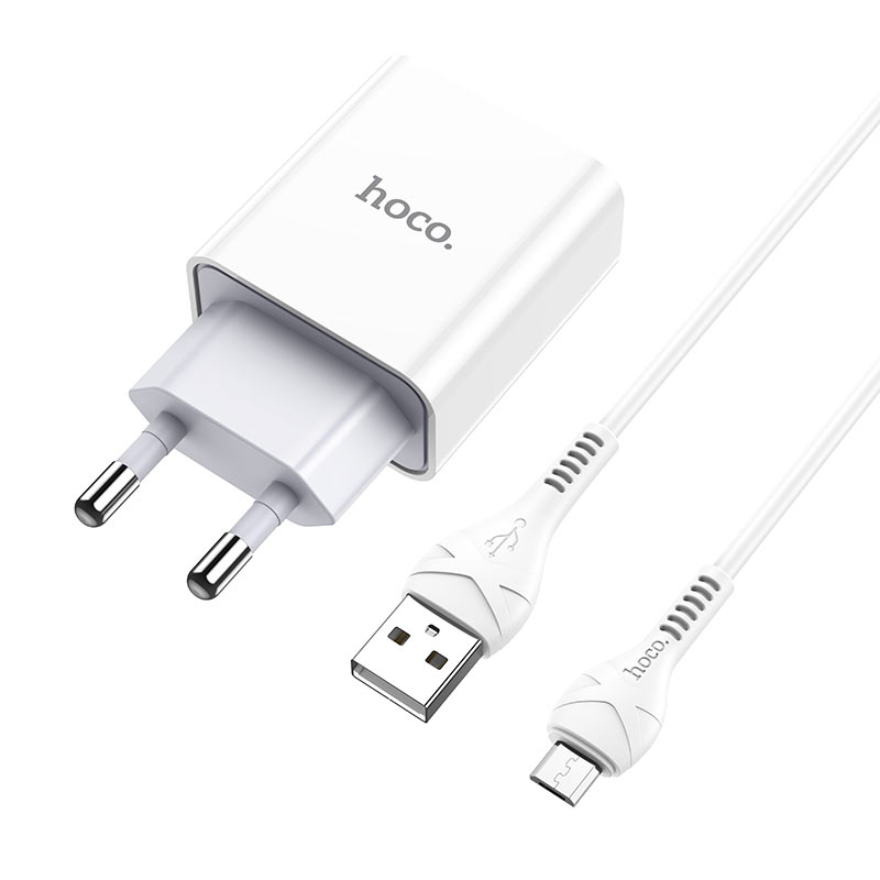 Сетевое зарядное устройство для телефона + кабель USB-Micro Android HOCO C81A |1USB, 2.1A| Белый
Сетевое зарядное устройство для телефона + кабель USB-Micro Android HOCO C81A |1USB, 2.1A| Белый