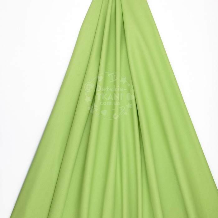 Поплин однотонный, цвет светло-зелёный (№2909)
Поплин однотонный, цвет светло-зелёный (№2909)