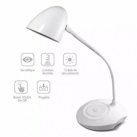 Настольная лампа светодиодная аккумуляторная JL-815, Белый
Настольная лампа светодиодная аккумуляторная JL-815, Белый