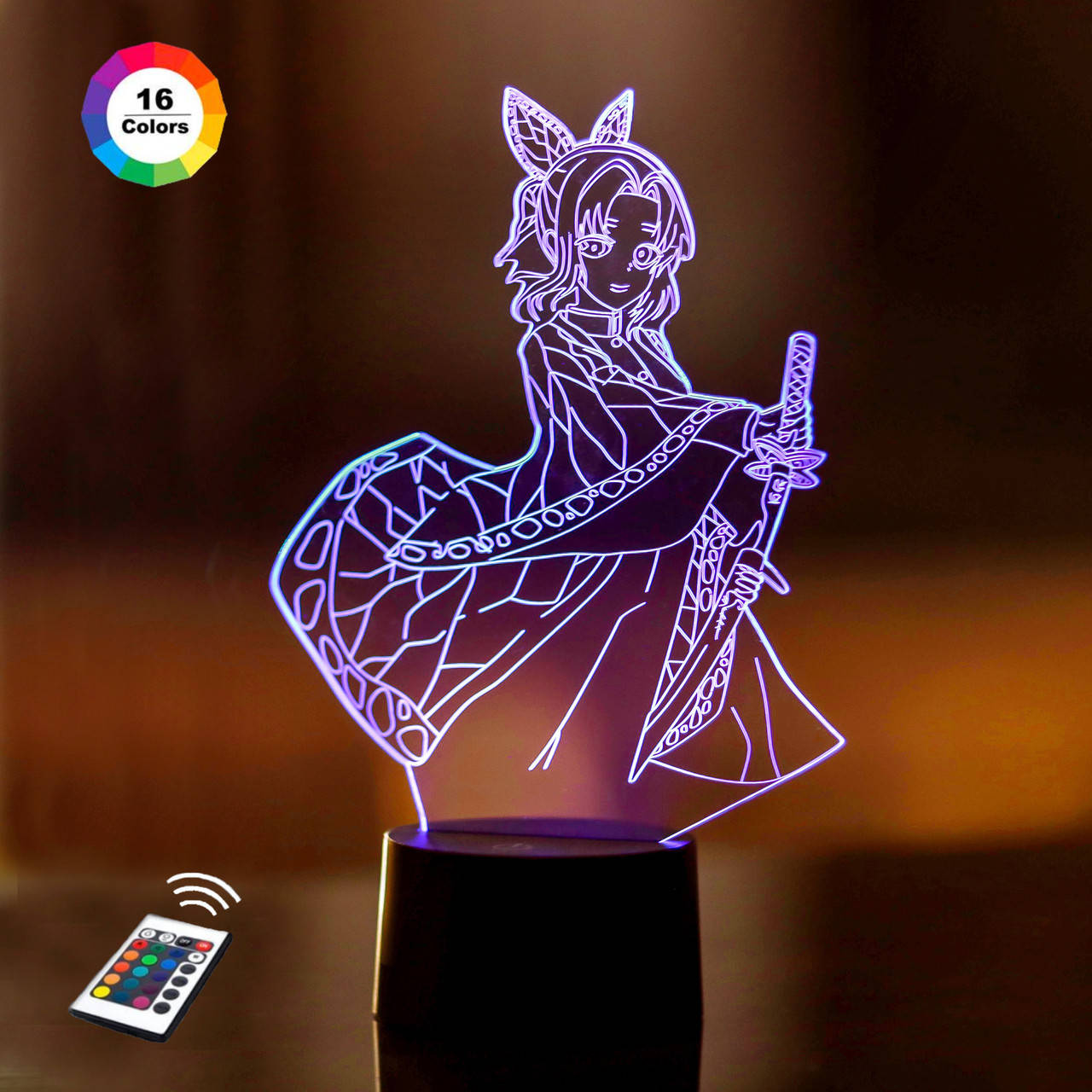 3D ночник "Кочо Канаэ" (УВЕЛИЧЕННОЕ ИЗОБРАЖЕНИЕ) подарочная упаковка + 16 цветов + пульт ДУ + сетевой адаптер
3D ночник "Кочо Канаэ" (УВЕЛИЧЕННОЕ ИЗОБРАЖЕНИЕ) подарочная упаковка + 16 цветов + пульт ДУ + сетевой адаптер