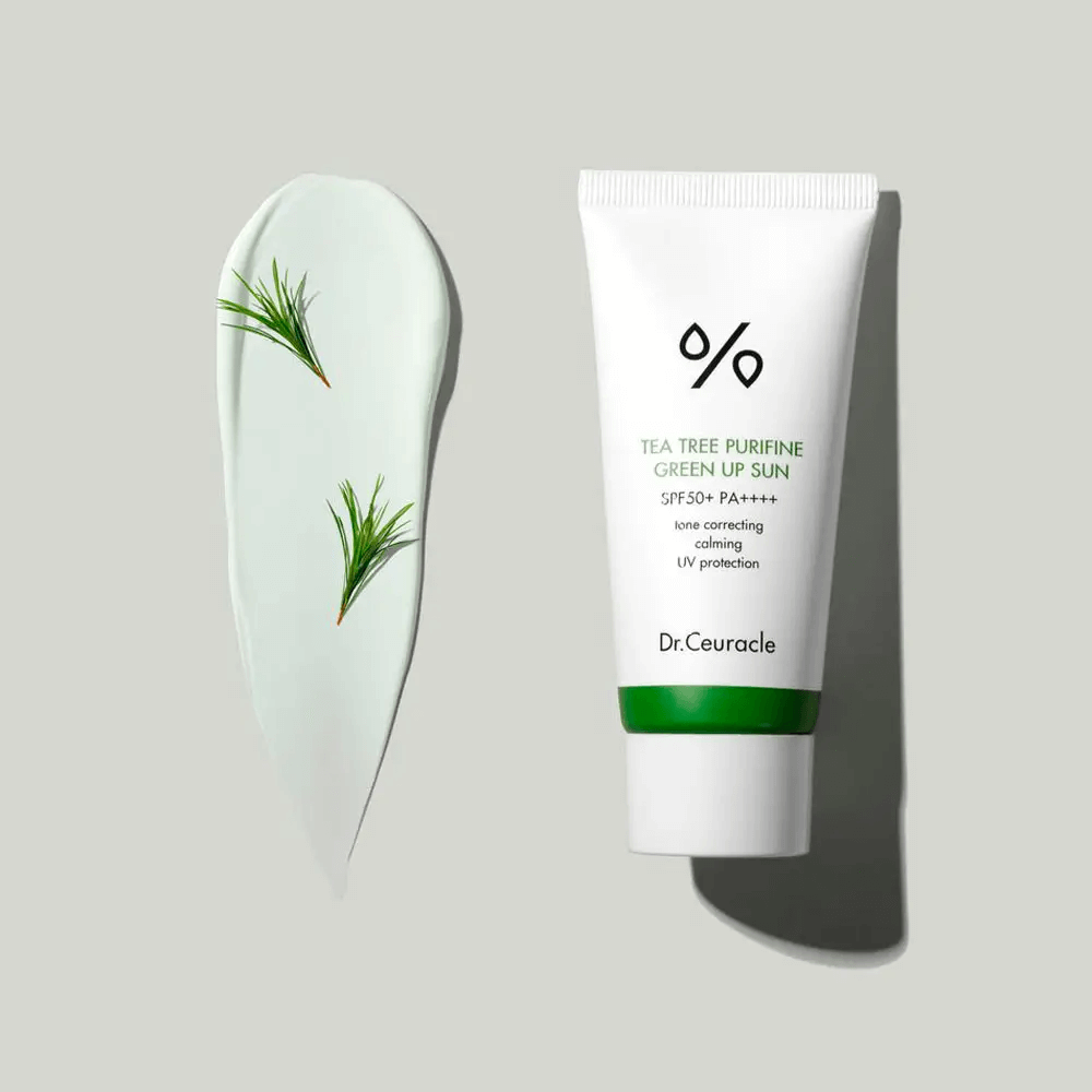 Солнцезащитный крем с экстрактом чайного дерева Dr.Ceuracle Tea Tree Purifine Green Up Sun SPF 50+ PA++++
Солнцезащитный крем с экстрактом чайного дерева Dr.Ceuracle Tea Tree Purifine Green Up Sun SPF 50+ PA++++