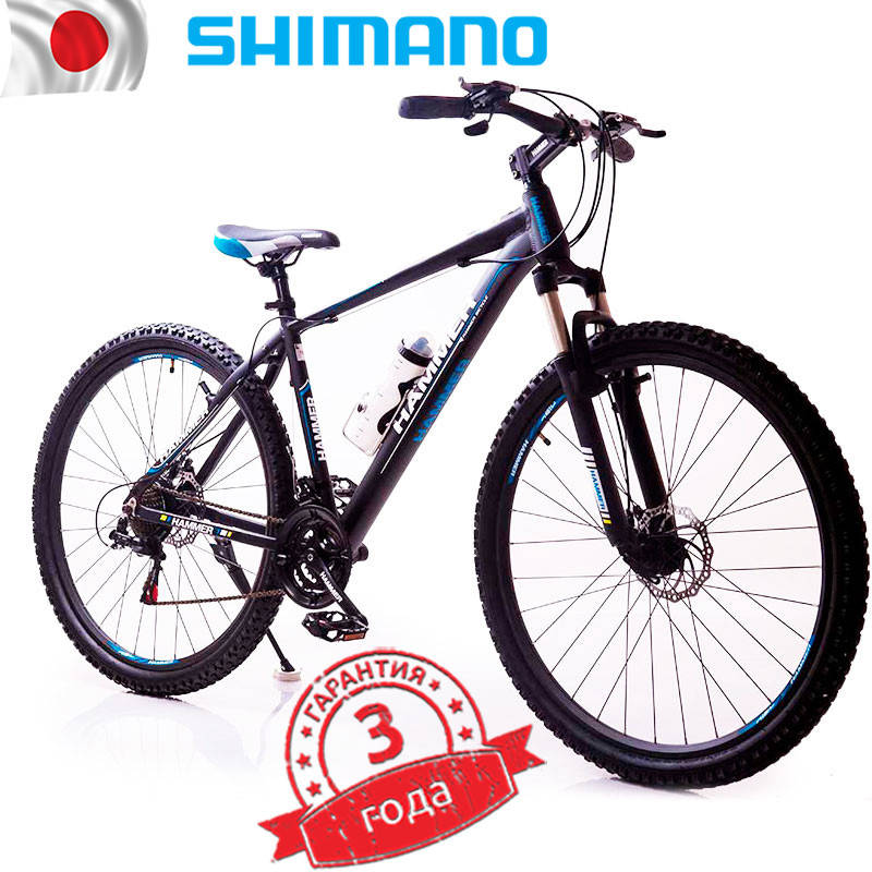 Горный Велосипед HAMMER-27,5 Черно-Синий Япония Shimano на рост от 160 см до 190 см
Горный Велосипед HAMMER-27,5 Черно-Синий Япония Shimano на рост от 160 см до 190 см