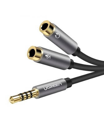 Сплиттер Ugreen переходник-разветвитель 3.5mm AM to 3.5mm 2 AF Metal Black (AV141), Черный
Сплиттер Ugreen переходник-разветвитель 3.5mm AM to 3.5mm 2 AF Metal Black (AV141), Черный