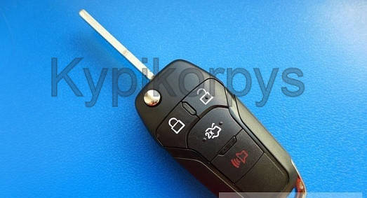 ФОРД Ford Focus Fusion Ranger Explorer выкидной ключ (корпус) 3 - кнопки + 1 Panic без логотипа с зади.
ФОРД Ford Focus Fusion Ranger Explorer выкидной ключ (корпус) 3 - кнопки + 1 Panic без логотипа с зади.