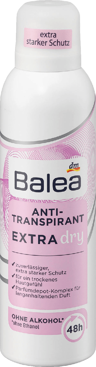 Дезодорант аэрозольный Balea Extra Dry 
Дезодорант аэрозольный Balea Extra Dry