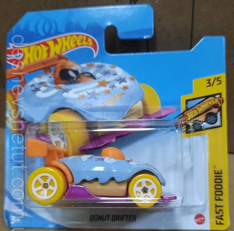 Hot Wheels Fast Foodie 2021 Donut Drifter 3/5 60/250 GTB92 Машина Пончик Машинки базові колекційні Хот Вілс, Разные цвета
Hot Wheels Fast Foodie 2021 Donut Drifter 3/5 60/250 GTB92 Машина Пончик Машинки базові колекційні Хот Вілс, Разные цвета
