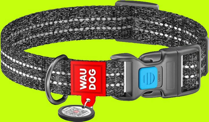 Ошейник для собак хлопок Collar WAUDOG с QR паспортом светоотражающий пластиковый фастекс Ш 20 мм, Дл 24-40см, Серый
Ошейник для собак хлопок Collar WAUDOG с QR паспортом светоотражающий пластиковый фастекс Ш 20 мм, Дл 24-40см, Серый