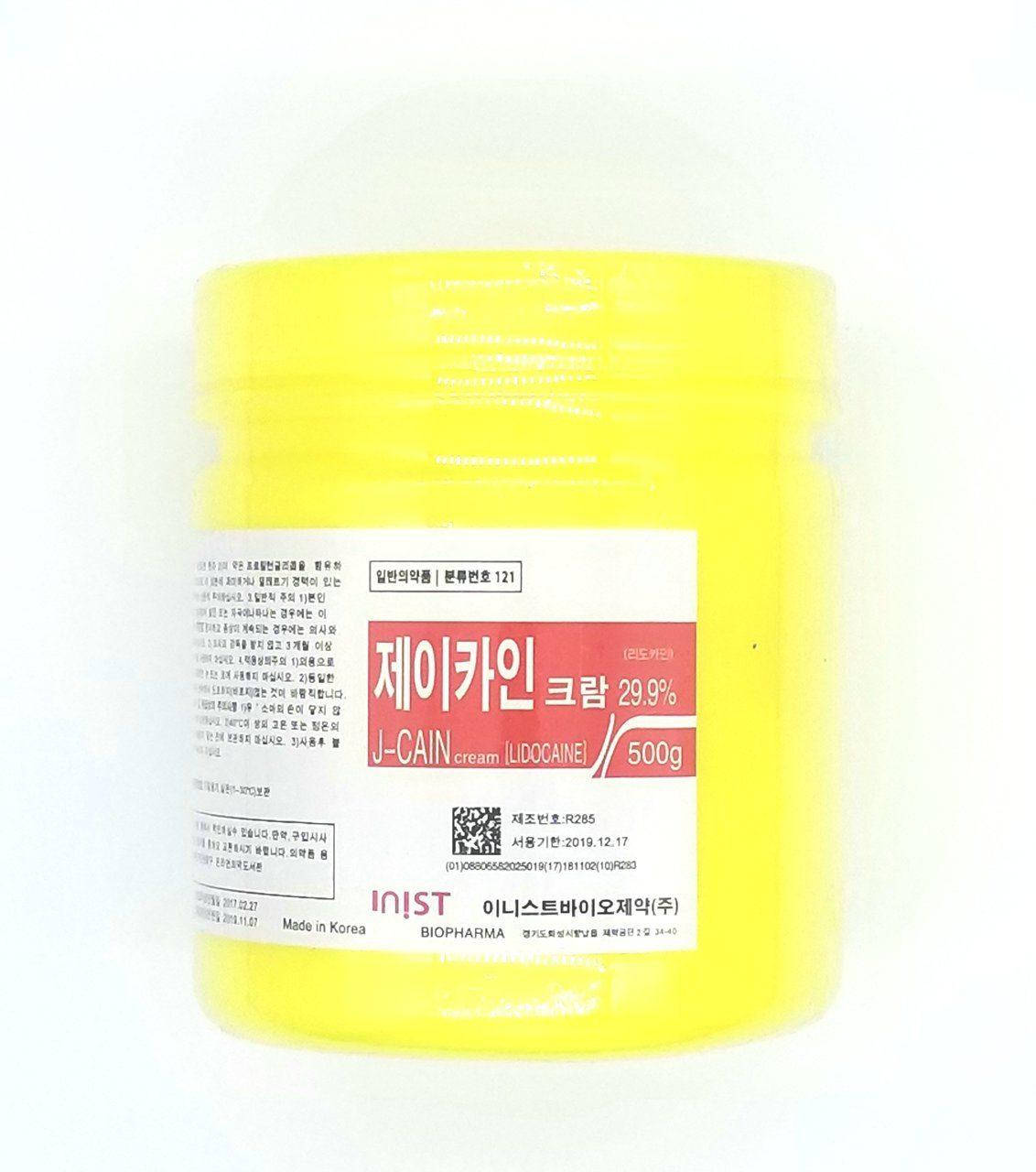 Аппликационный крем-анестетик с лидокаином для тату и татуажа J - CAIN Lidocaine cream 29,9% 500 г.
Аппликационный крем-анестетик с лидокаином для тату и татуажа J - CAIN Lidocaine cream 29,9% 500 г.