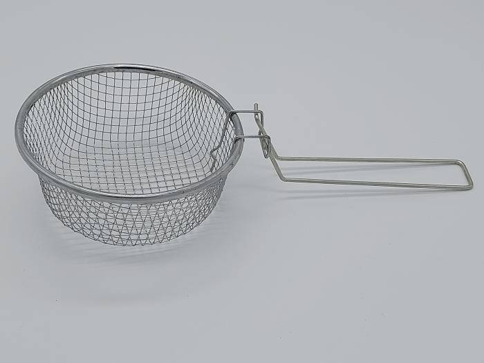Сетка сито для фритюра из нержавеющей стали Корзина для жарки с одной ручкой Фритюрница 16 * 7 cm L 34 cm
Сетка сито для фритюра из нержавеющей стали Корзина для жарки с одной ручкой Фритюрница 16 * 7 cm L 34 cm