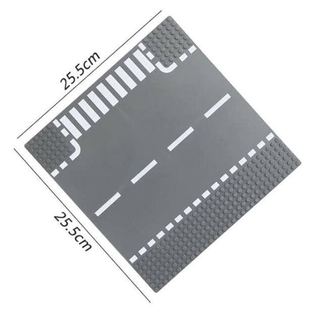 Базовая пластина для констукторов Лего Прямая дорога с поворотом 32x32 (25.5x25.5cm) Серая, Серый
Базовая пластина для констукторов Лего Прямая дорога с поворотом 32x32 (25.5x25.5cm) Серая, Серый