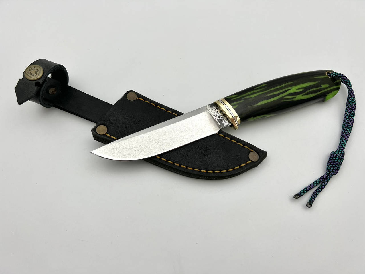 Нож ручной работы для охоты и рыбалки из кованой стали 95Х18 с кожаными ножнами нескладной #1
Нож ручной работы для охоты и рыбалки из кованой стали 95Х18 с кожаными ножнами нескладной #1