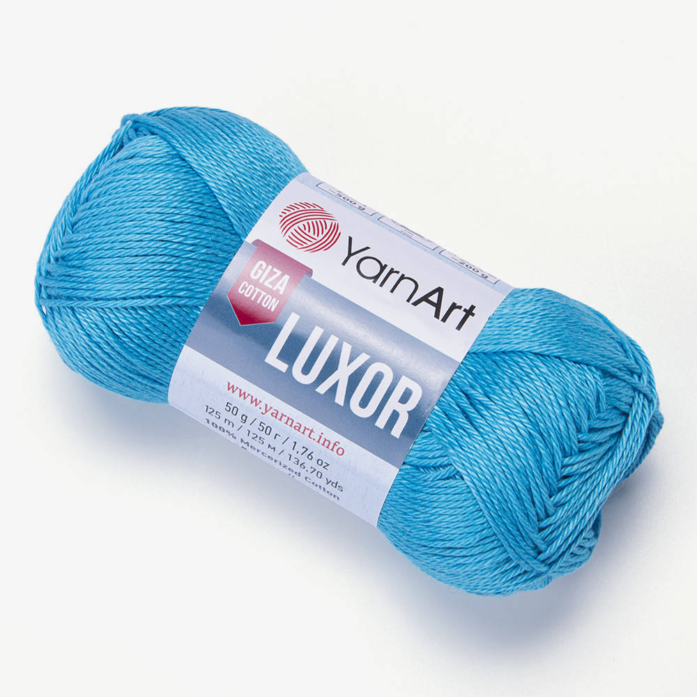 YarnArt Luxor (Ярн Арт Луксор) № 1241 бирюза (Пряжа хлопок, нитки для вязания), Бирюзовый
YarnArt Luxor (Ярн Арт Луксор) № 1241 бирюза (Пряжа хлопок, нитки для вязания), Бирюзовый