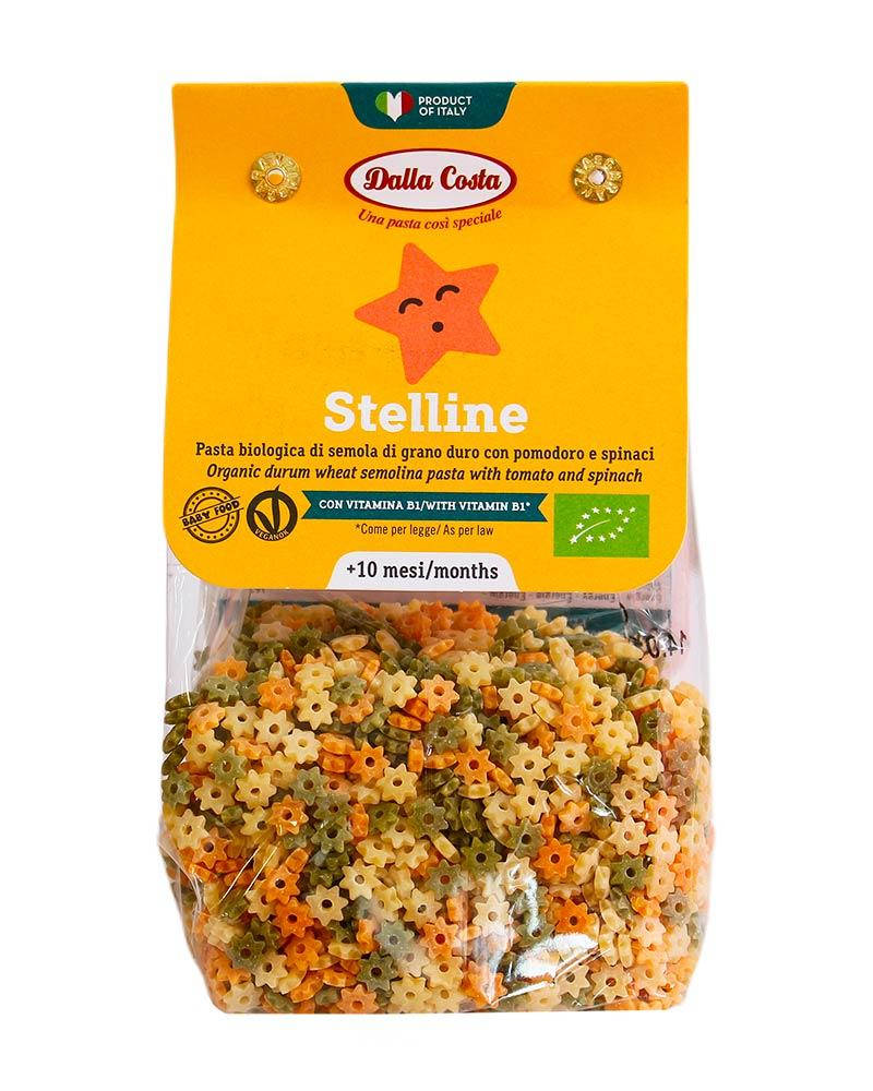 Макароны органические DALLA COSTA BIO Baby Stelline Звездочки с томатом и шпинатом, 200 г
Макароны органические DALLA COSTA BIO Baby Stelline Звездочки с томатом и шпинатом, 200 г