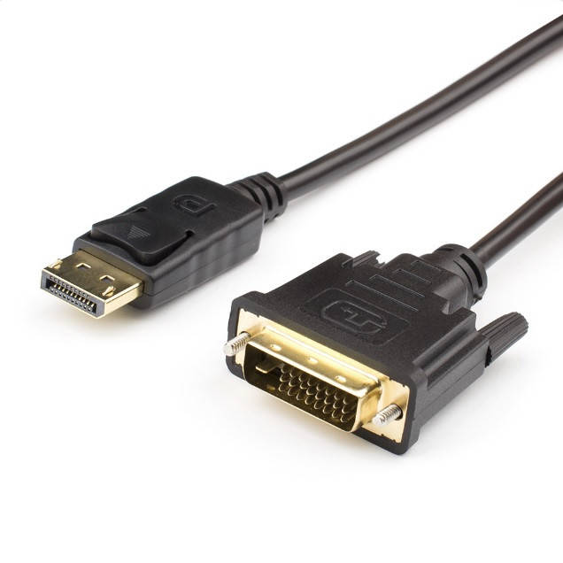 Кабель DisplayPort папа - DVI папа 1.8m ATCOM 24PIN 24+1(DVI-D) 2феррит 1080P ЧЕРНЫЙ (9504)
Кабель DisplayPort папа - DVI папа 1.8m ATCOM 24PIN 24+1(DVI-D) 2феррит 1080P ЧЕРНЫЙ (9504)