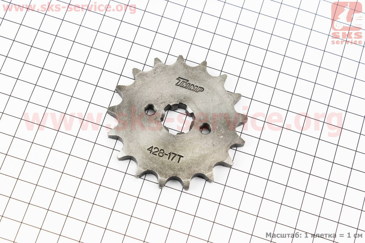 Звезда передняя JH70-428H-17T для мопеда Delta (Дельта)
Звезда передняя JH70-428H-17T для мопеда Delta (Дельта)