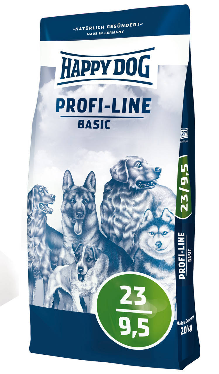 Корм Happy Dog Profi-Line Basic 23/9,5 20 кг для взрослых собак всех пород
Корм Happy Dog Profi-Line Basic 23/9,5 20 кг для взрослых собак всех пород