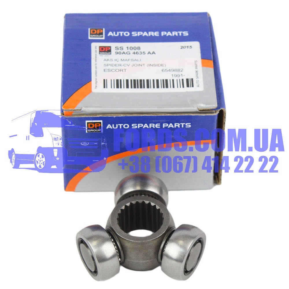 Тришип ШРУСа FORD ESCORT/SIERRA/FIESTA 1981-2001 (D=30MM/Z=22) (6549882/90AG4635AA/SS1008) DP GROUP
Тришип ШРУСа FORD ESCORT/SIERRA/FIESTA 1981-2001 (D=30MM/Z=22) (6549882/90AG4635AA/SS1008) DP GROUP