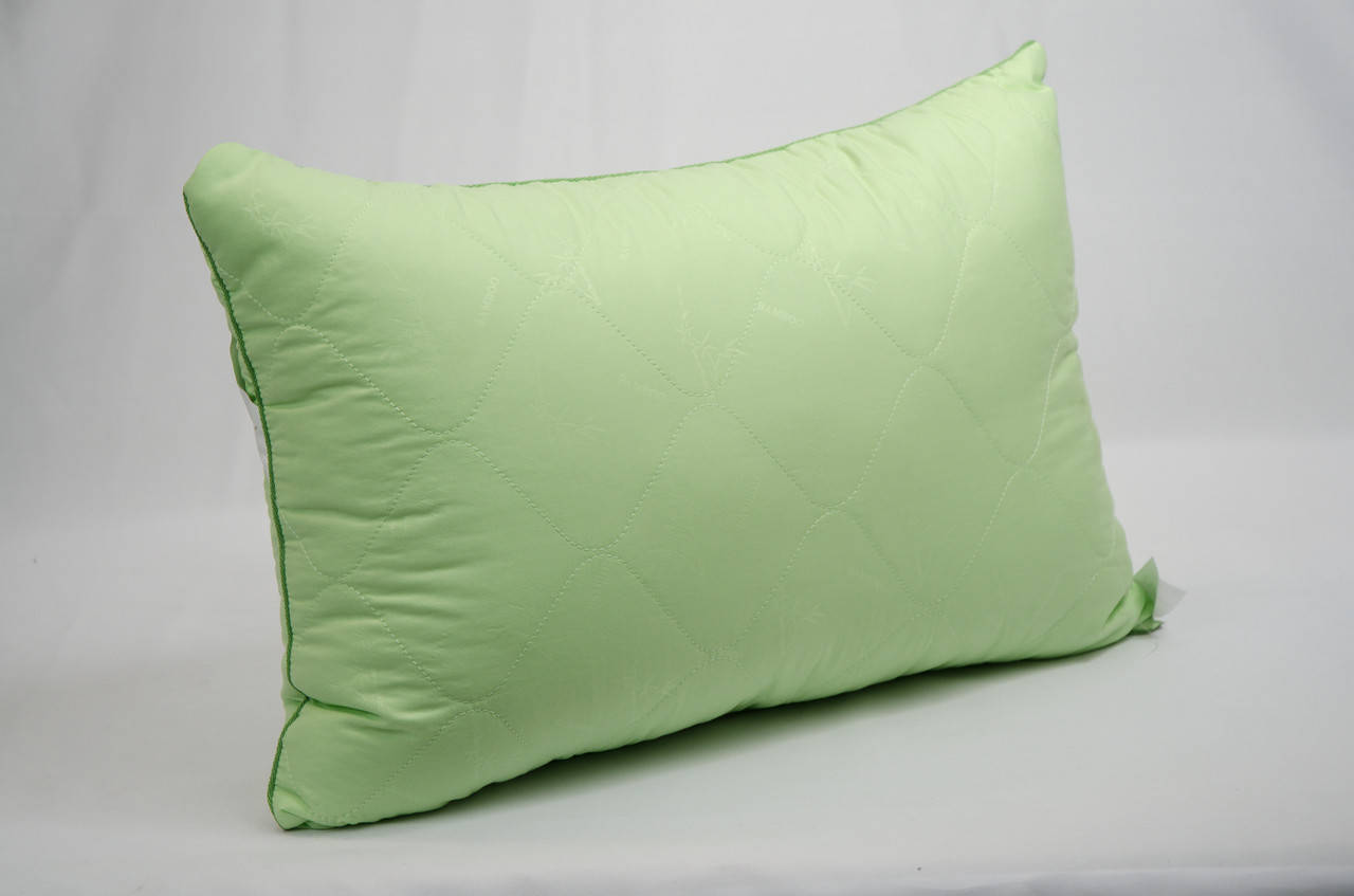 Подушка 50х70 микрофибра зеленая "Бамбук", Зелёный 
Подушка 50х70 микрофибра зеленая "Бамбук", Зелёный